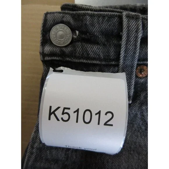 Levis 501 Jeans 28X30 Original Red Tab Button Fly Denim Slim Pants * - Picture 13 of 13